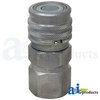 A & I Products Coupler, Female Flat Face;  FEM Series, ISO16028 5" x3" x1" A-FEM-501-8FP-NL